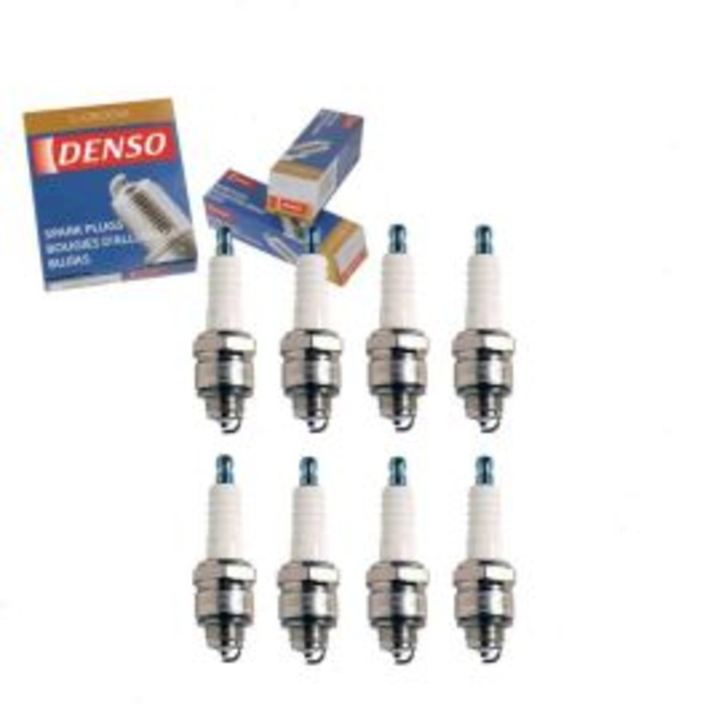 8 pc DENSO Standard U-Groove Spark Plugs for 1968-1974 Plymouth Fury II 6.3L 7.2L V8