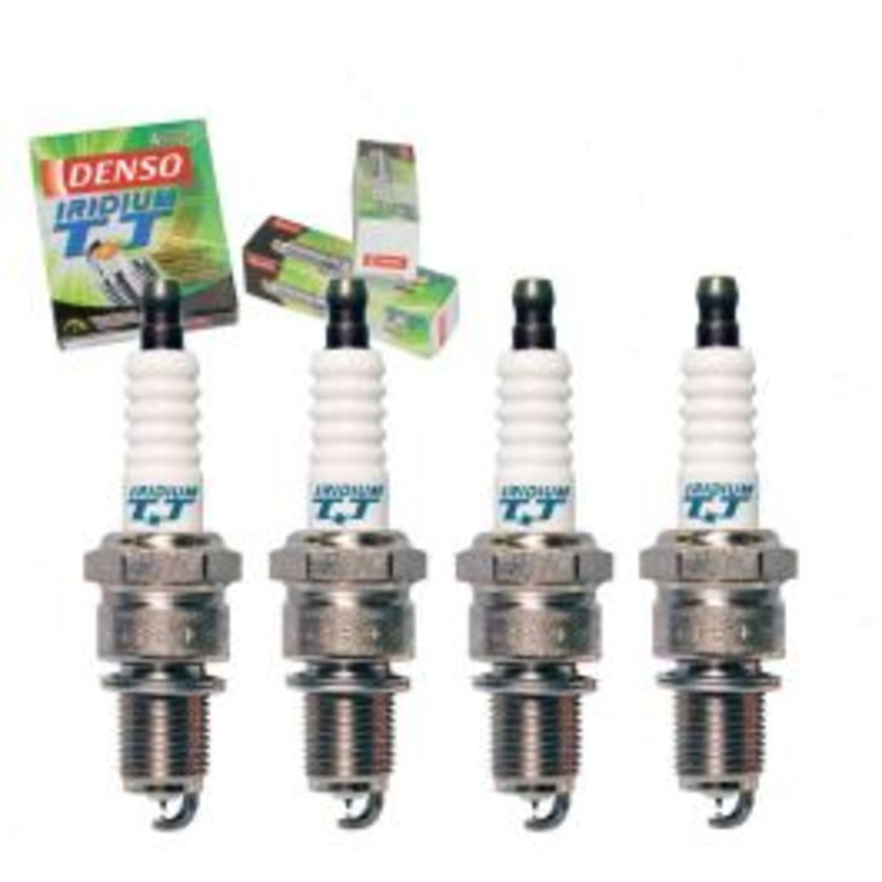 4 pc DENSO Iridium TT Spark Plugs for 1972 Mazda 618 1.8L L4