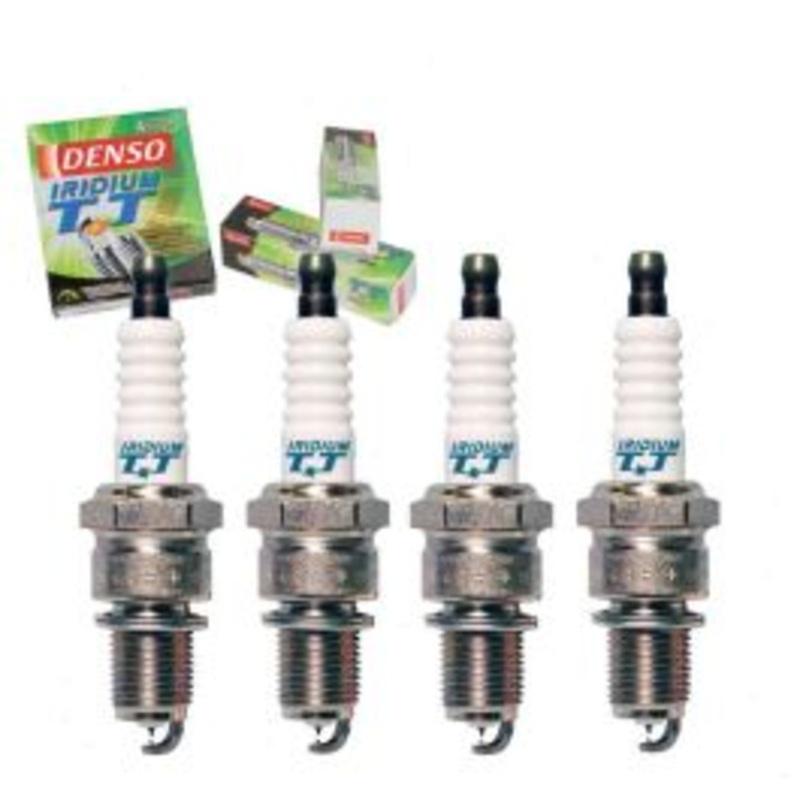 4 pc DENSO Iridium TT Spark Plugs for 1974 Mercedes-Benz 230 2.3L L4