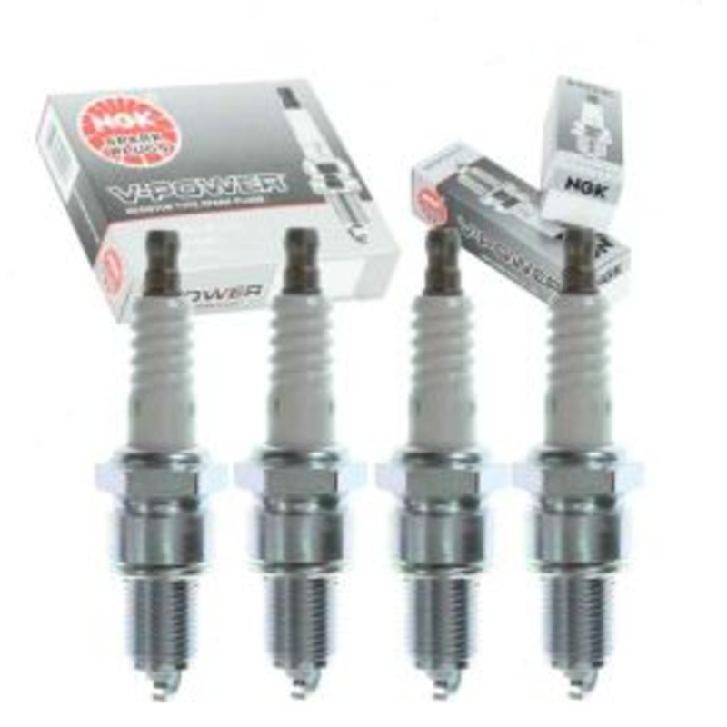 4 pc NGK V-Power Spark Plugs for 1977-1978 Nissan B210 1.4L L4