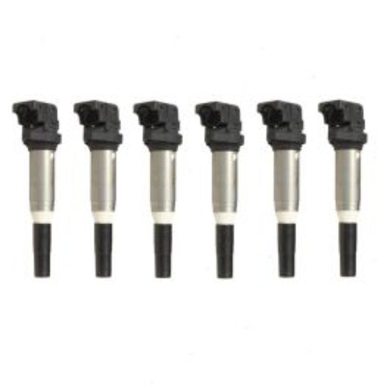 6 pc Hitachi Ignition Coils for 2007-2011 BMW 323i 2.5L L6