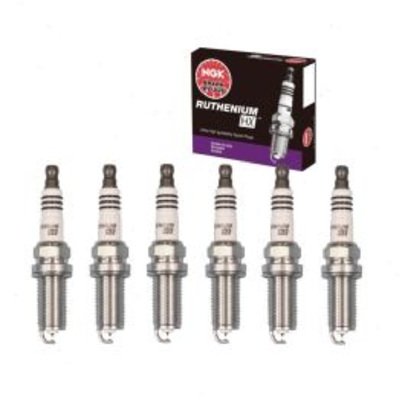 6 pc NGK Ruthenium HX Spark Plugs for 2007-2012 Kia Rondo 2.7L V6