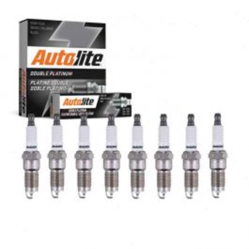 8 pc Autolite Double Platinum Spark Plug for 1986-1990 Lincoln Town Car