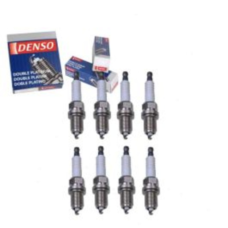 8 pc DENSO Double Platinum 3301 PK16R8 Spark Plugs