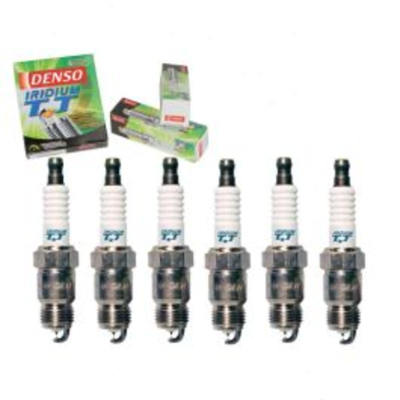 6 pc DENSO Iridium TT Spark Plugs for 1987-1988 GMC V3500 4.8L L6