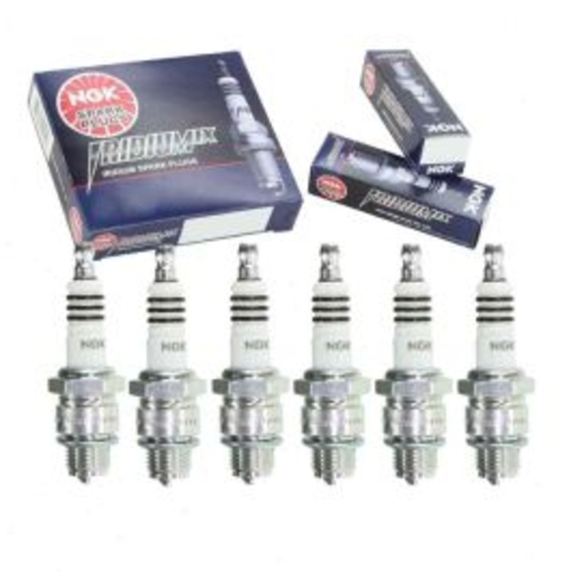 6 pc NGK Iridium IX Spark Plugs for 1953-1956 Aston Martin DB3 3.0L L6