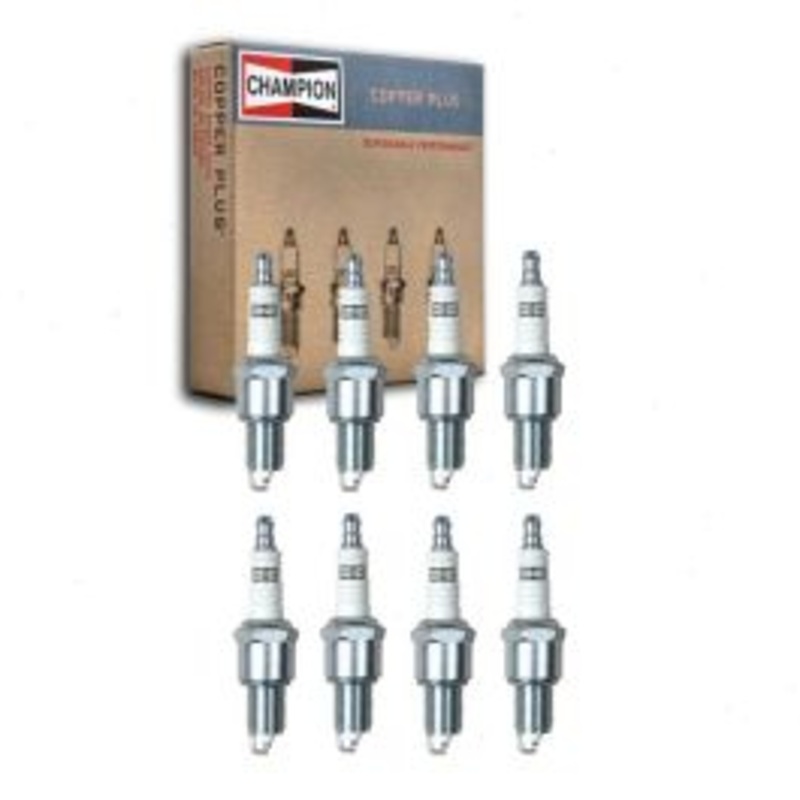 8 pc Champion Copper Plus Spark Plugs for 1955-1956 Packard Four-Hundred 5.8L 6.1L V8