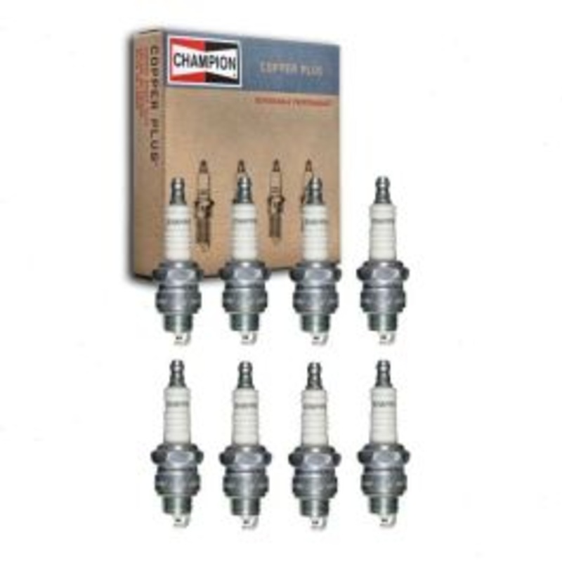 8 pc Champion Copper Plus Spark Plugs for 1963-1964 Studebaker Hawk 4.7L 5.0L V8