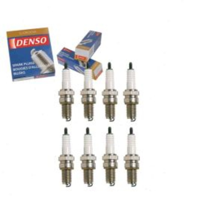 8 pc DENSO Standard U-Groove Spark Plugs for 1985-1989 Ferrari 328 GTS 3.2L V8