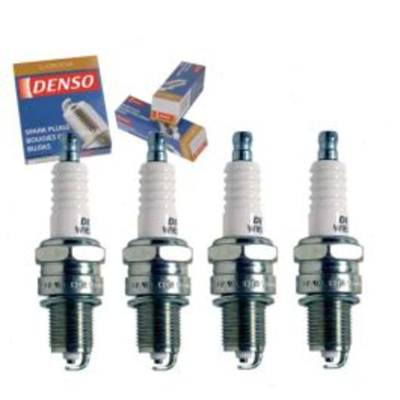 4 pc DENSO Standard U-Groove Spark Plugs for 1974-1995 Toyota Pickup 2.0L 2.2L 2.4L L4