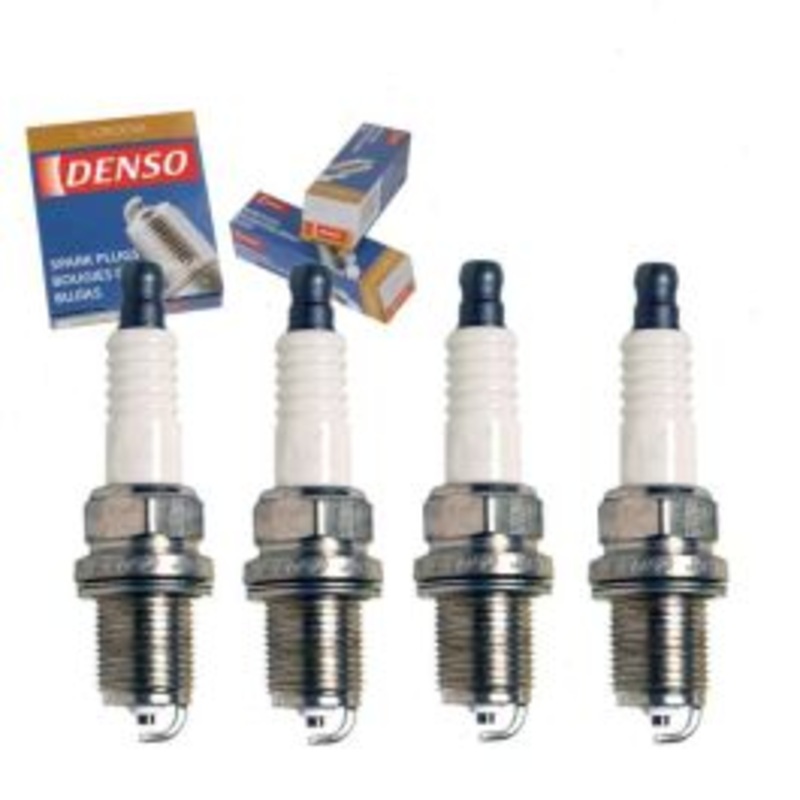 4 pc DENSO Standard U-Groove Spark Plugs for 2005 Kia Spectra 2.0L L4
