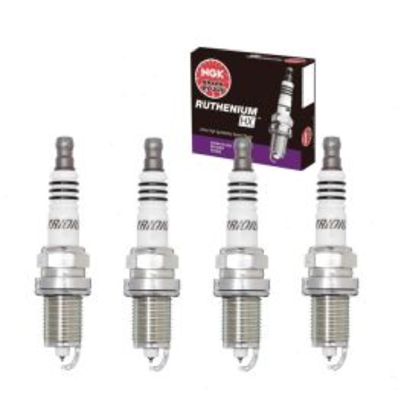 4 pc NGK Ruthenium HX Spark Plugs for 2014-2016 Kia Forte5 1.6L L4