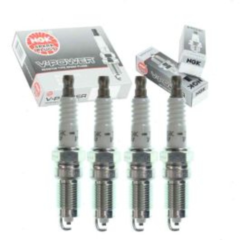 4 pc NGK V-Power Spark Plugs for 1994-1996 Chevrolet Corsica 2.2L L4