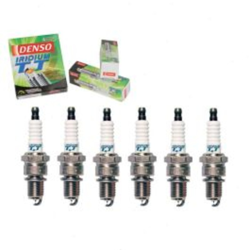 6 pc DENSO Iridium TT Spark Plugs for 1967 GMC P15 P1500 Van 4.8L L6