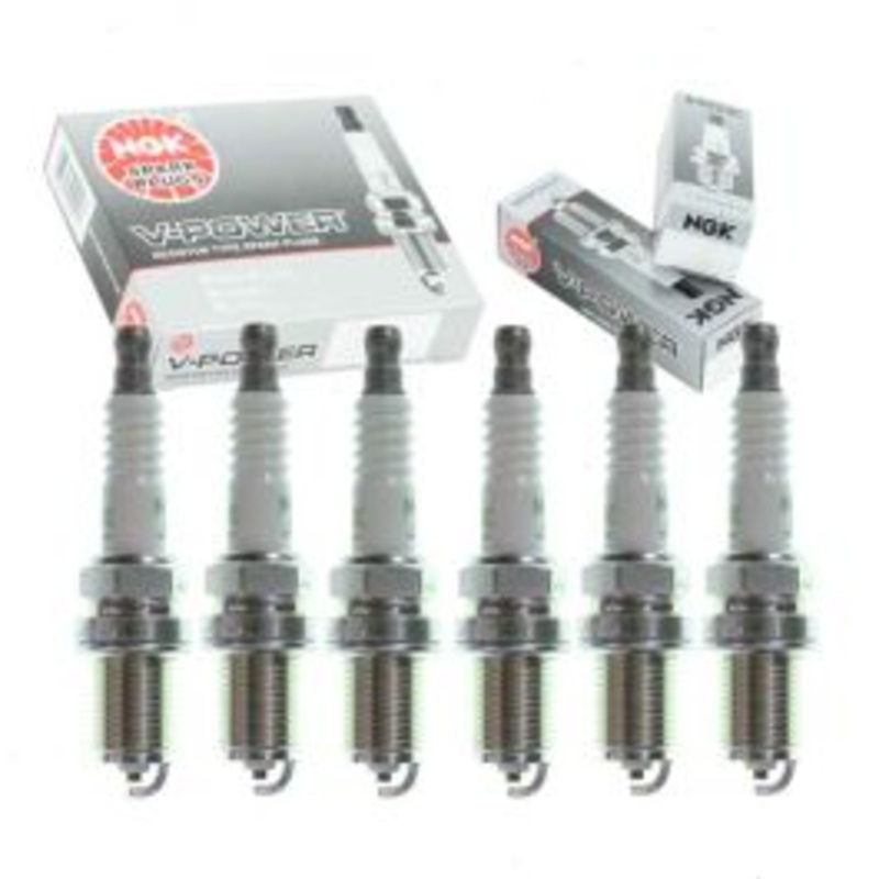 6 pc NGK V-Power Spark Plugs for 2007-2009 Kia Amanti 3.8L V6