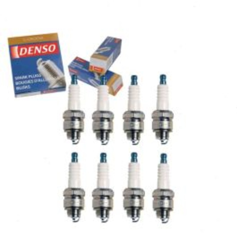 8 pc DENSO Standard U-Groove Spark Plugs for 1955-1967 Cadillac DeVille 5.4L 6.0L 6.4L 7.0L V8