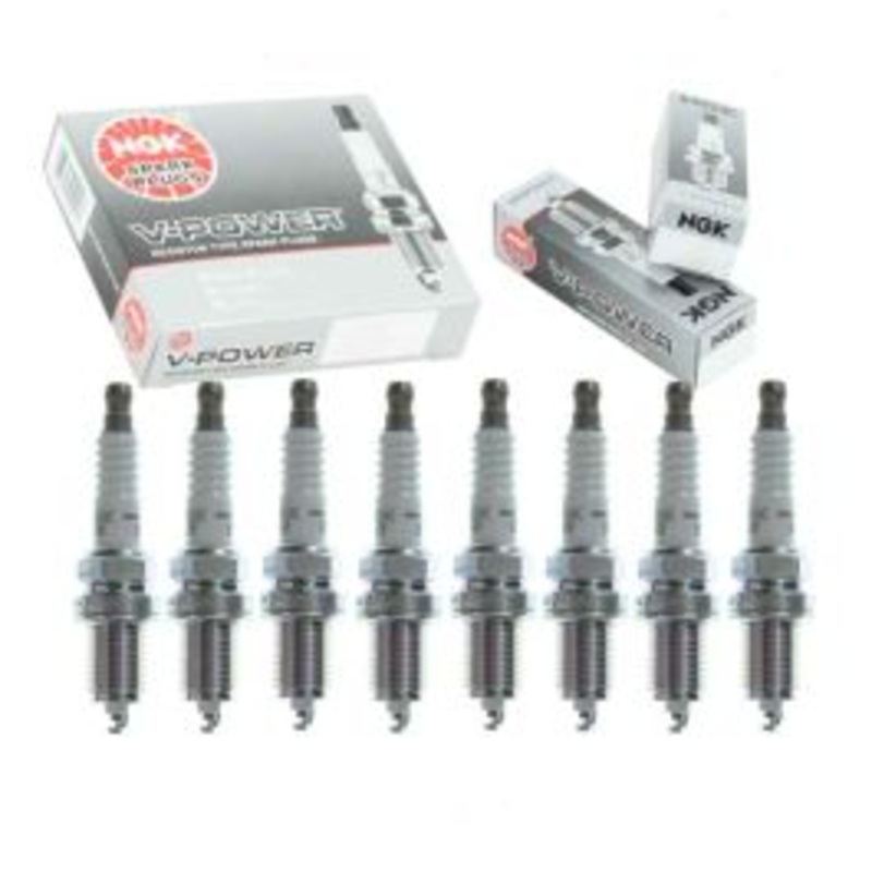 8 pc NGK V-Power Spark Plugs for 1987-1989 Pontiac Safari 5.0L V8