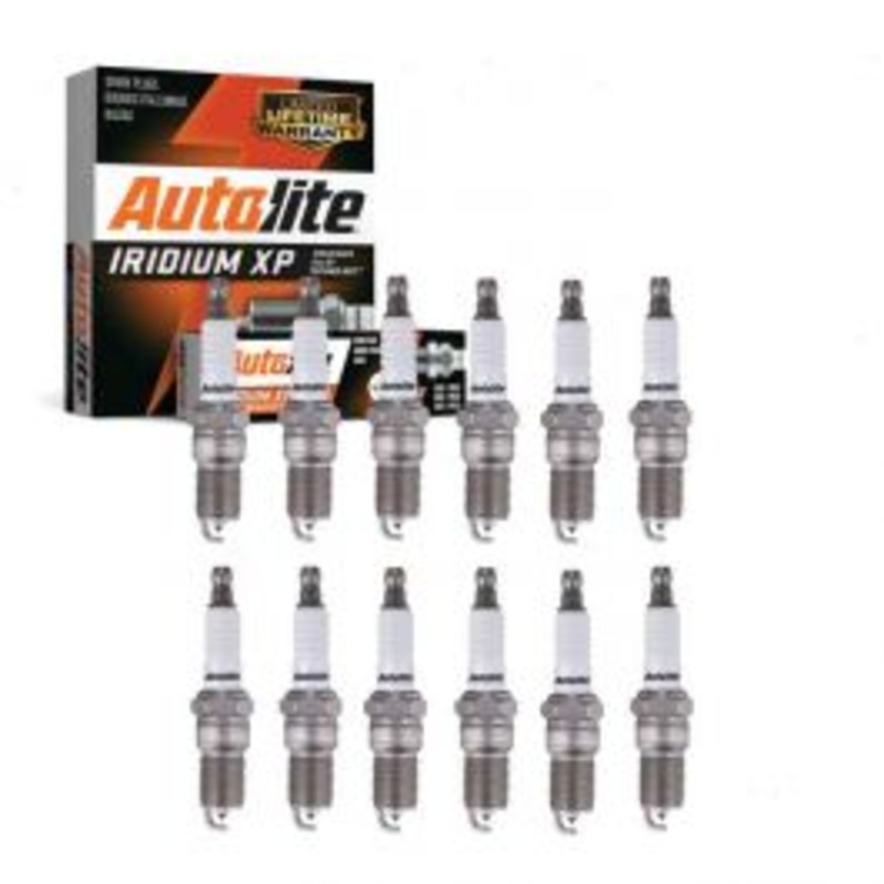 12 pc Autolite Iridium XP Spark Plug for 1982-1995 Jaguar XJS 5.3L 6.0L V12