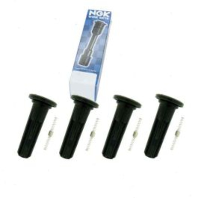 4 pc NGK Ignition Coil Boots for 2007-2012 GMC Canyon 2.9L L4