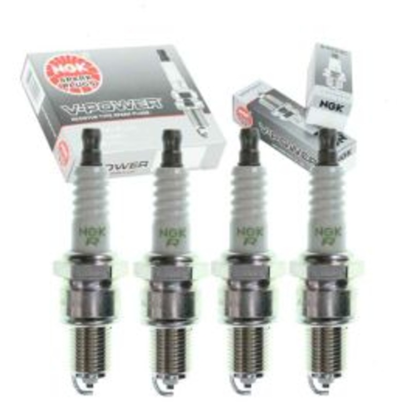 4 pc NGK V-Power Spark Plugs for 1976 Porsche 912 2.0L H4