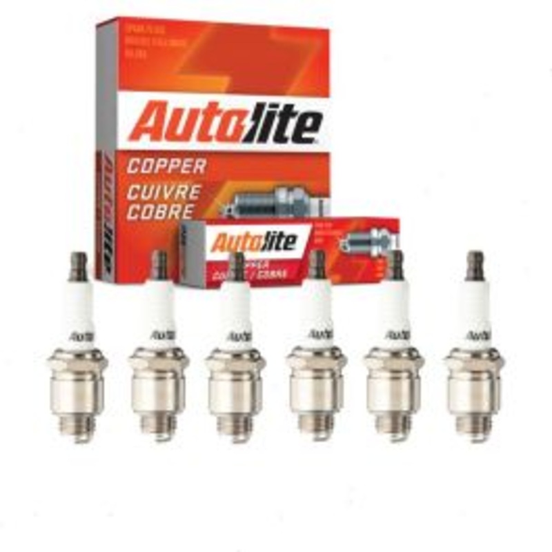6 pc Autolite Copper Core Spark Plugs for 1951-1953 GMC 150 3.7L L6