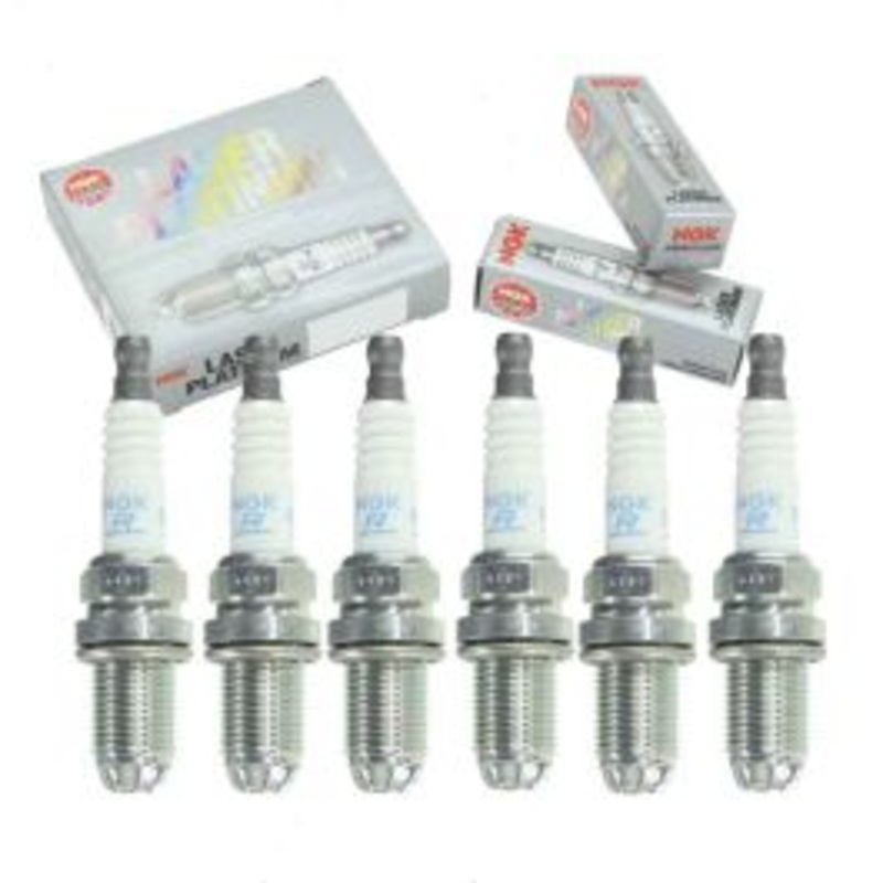 6 pc NGK Laser Platinum Spark Plugs for 1992-2005 BMW 320i 2.0L 2.2L L6