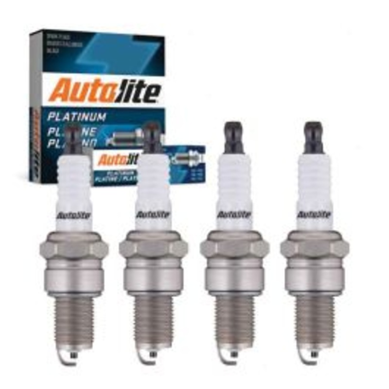 4 pc Autolite Platinum Spark Plug for 1990-1993 Dodge Ram 50 2.4L L4