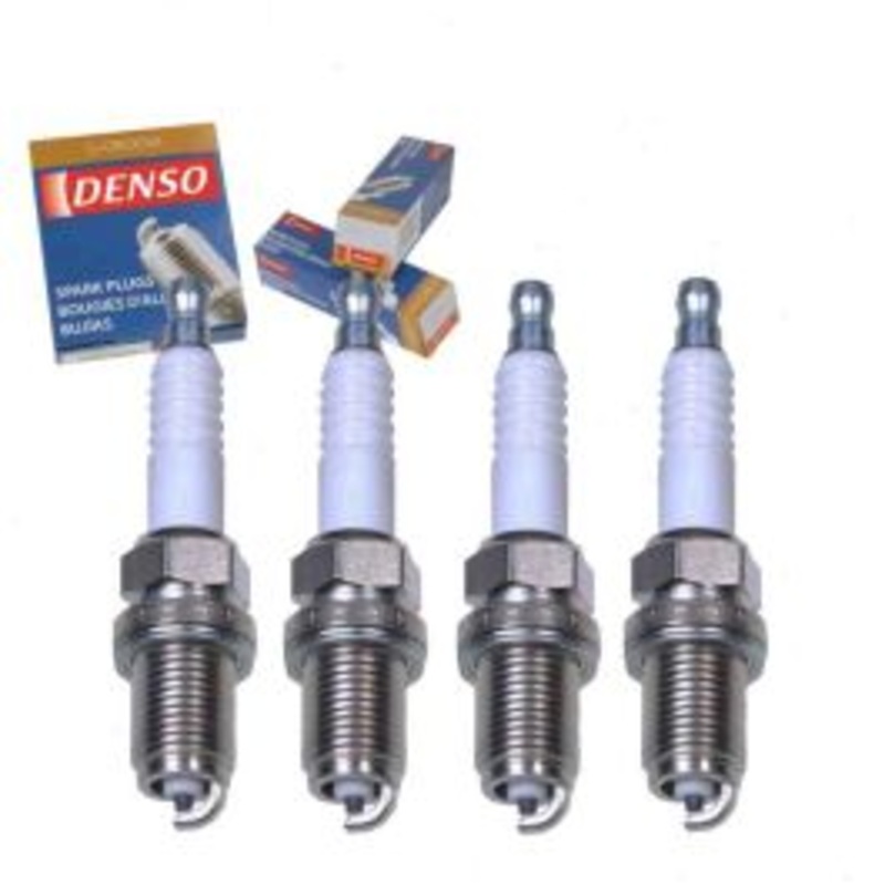 4 pc DENSO Standard U-Groove Spark Plugs for 1999-2002 Saab 9-3 2.0L L4