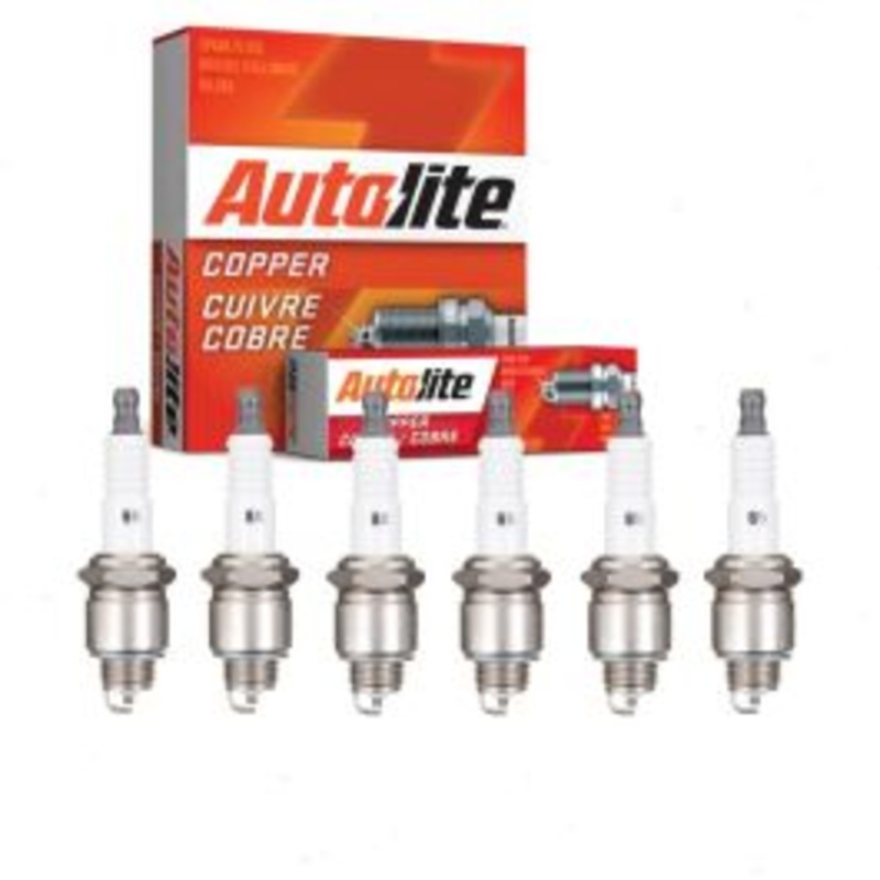 6 pc Autolite Copper Core Spark Plugs for 1963-1964 International C1000 3.9L L6