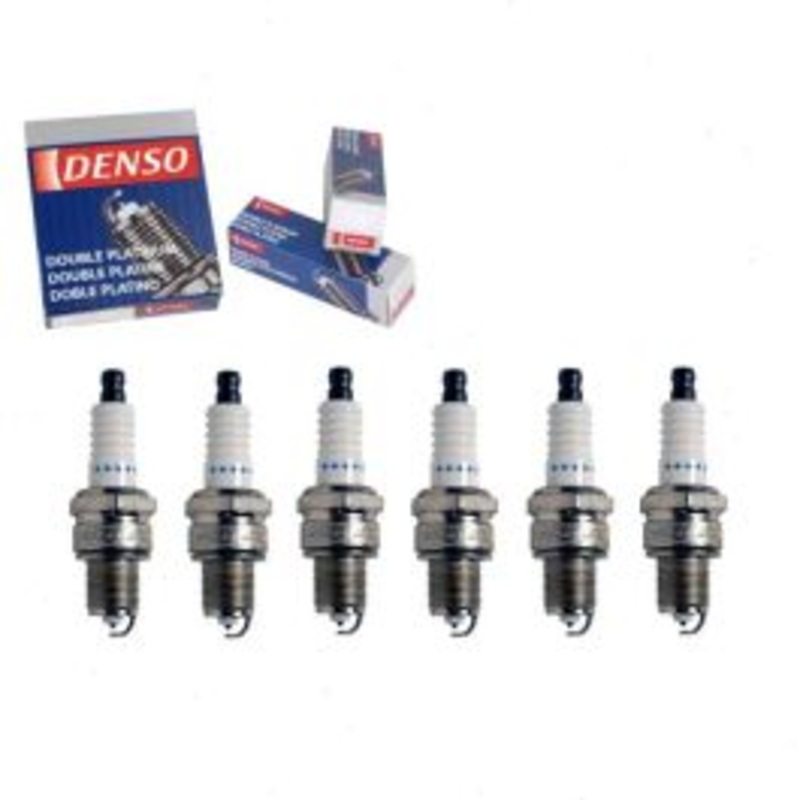 6 pc DENSO Double Platinum Spark Plugs for 1961-1969 Chevrolet K10 Pickup 3.8L 4.1L L6