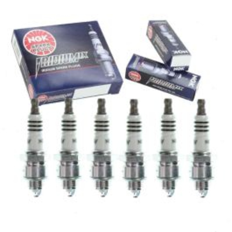 6 pc NGK Iridium IX Spark Plugs for 1966-1967 Jeep Commando 3.7L V6