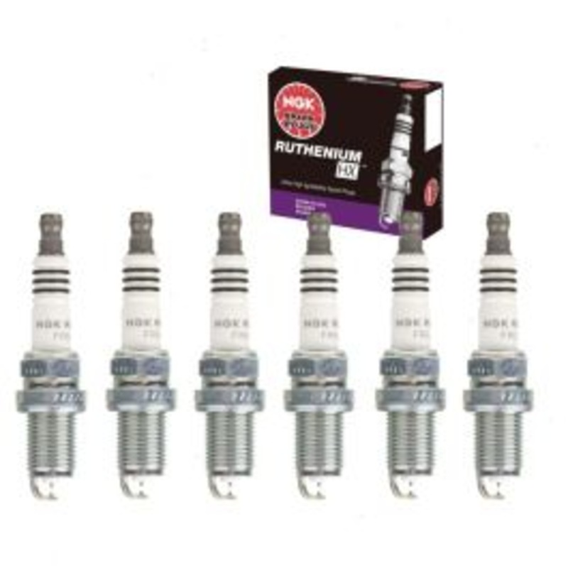 6 pc NGK Ruthenium HX Spark Plugs for 1997-2002 Isuzu Trooper 3.2L 3.5L V6