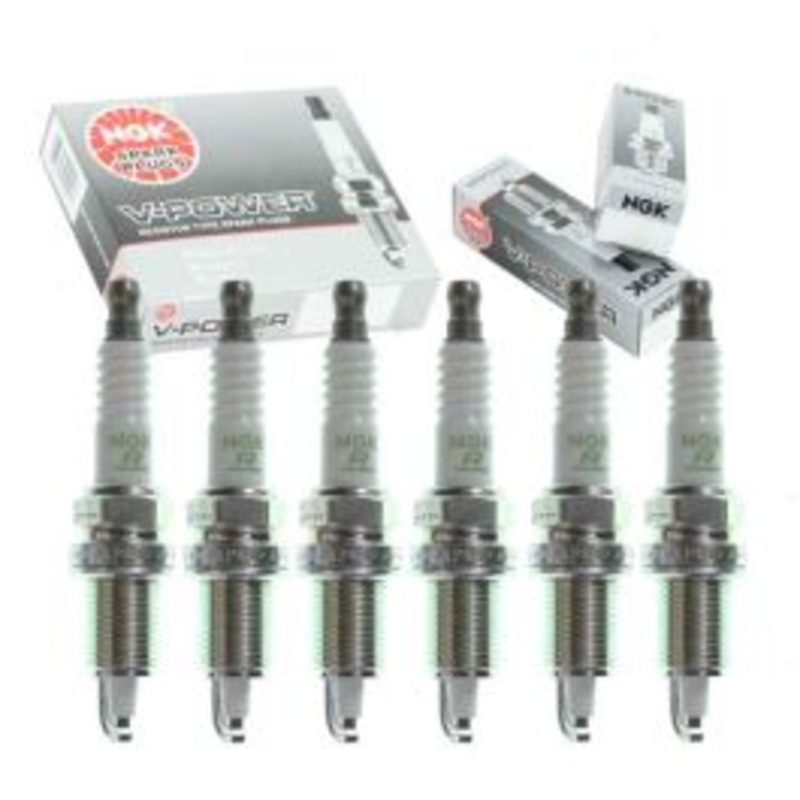 6 pc NGK V-Power 3459 ZFR5N Spark Plugs