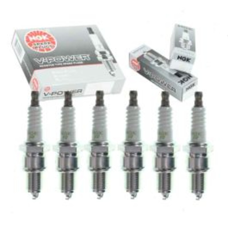 6 pc NGK V-Power Spark Plugs for 1980-1981 Nissan 810 2.4L L6