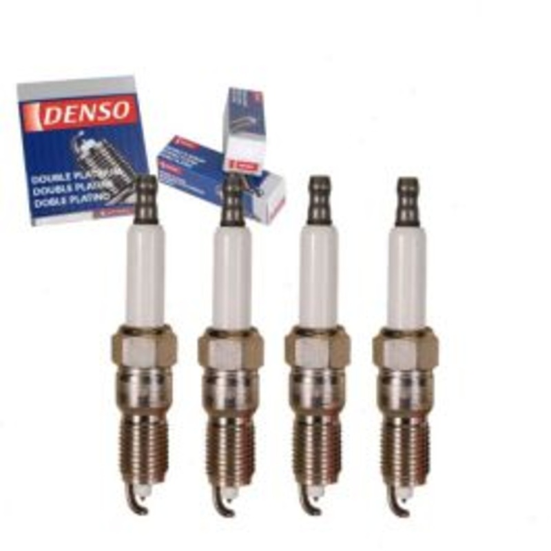 4 pc DENSO Double Platinum Spark Plugs for 1994-2002 Ford Escort 1.9L 2.0L L4