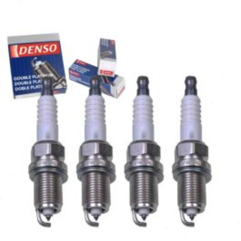 4 pc DENSO Double Platinum Spark Plugs for 2003-2011 Honda Element 2.4L L4