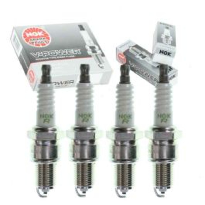4 pc NGK V-Power Spark Plugs for 1972-1976 Mazda B1600 1.6L L4