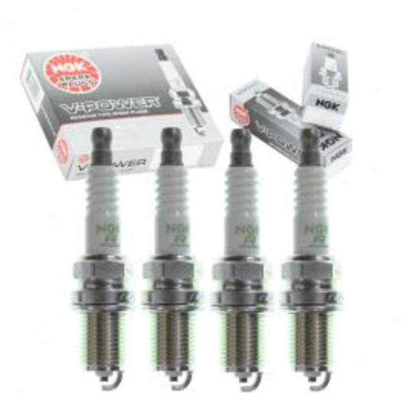 4 pc NGK V-Power Spark Plugs for 1992-1993 Geo Storm 1.8L L4