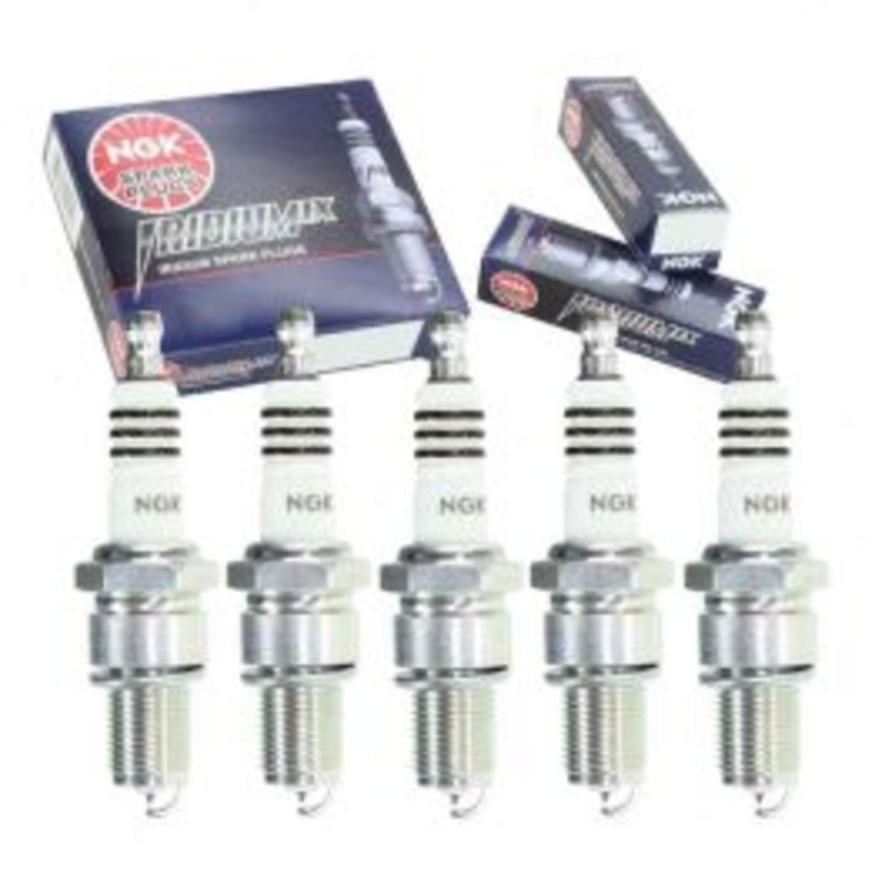 5 pc NGK Iridium IX Spark Plugs for 1986-1987 Audi 4000 Quattro 2.2L L5