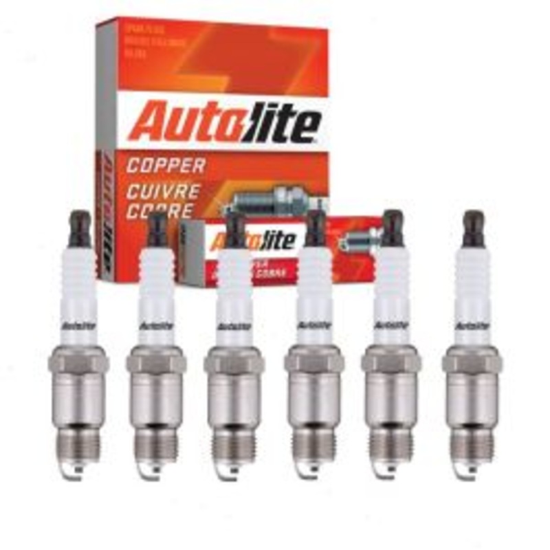 6 pc Autolite Copper Core Spark Plugs for 1971-1977 GMC Sprint 4.1L L6