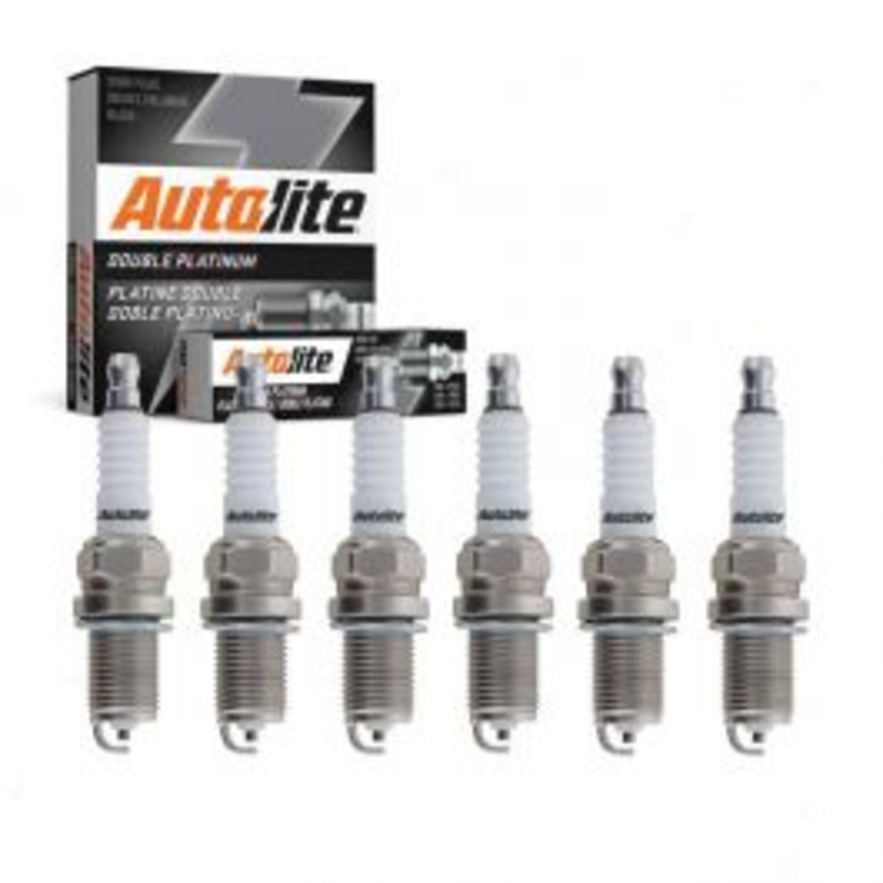 6 pc Autolite Double Platinum Spark Plug for 1988-1997 Jaguar Vanden Plas