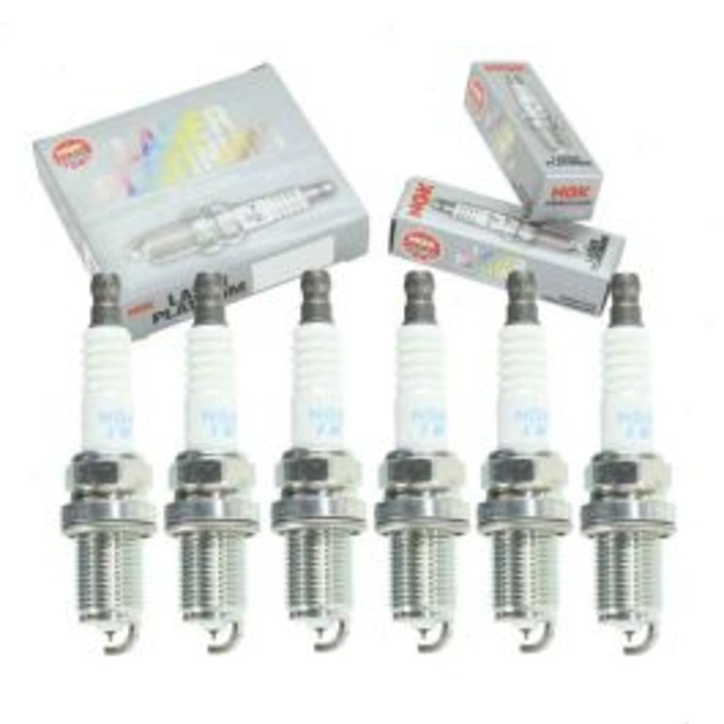 6 pc NGK Laser Platinum Spark Plugs for 2010-2011 BMW 528i 3.0L L6