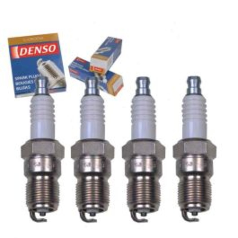 4 pc DENSO Standard U-Groove Spark Plugs for 1991-1993 Mercury Tracer 1.9L L4