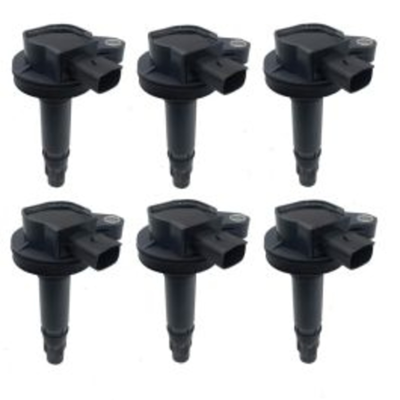 6 pc Hitachi Ignition Coils for 2010-2017 Lincoln MKT 3.7L V6