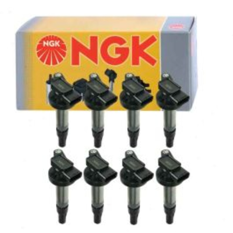 8 pc NGK Ignition Coils for 2006-2009 Land Rover Range Rover 4.2L 4.4L V8