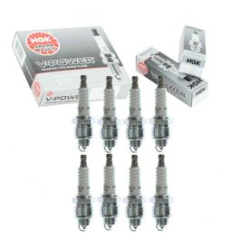 8 pc NGK V-Power Spark Plugs for 1957 Oldsmobile 88 6.1L V8
