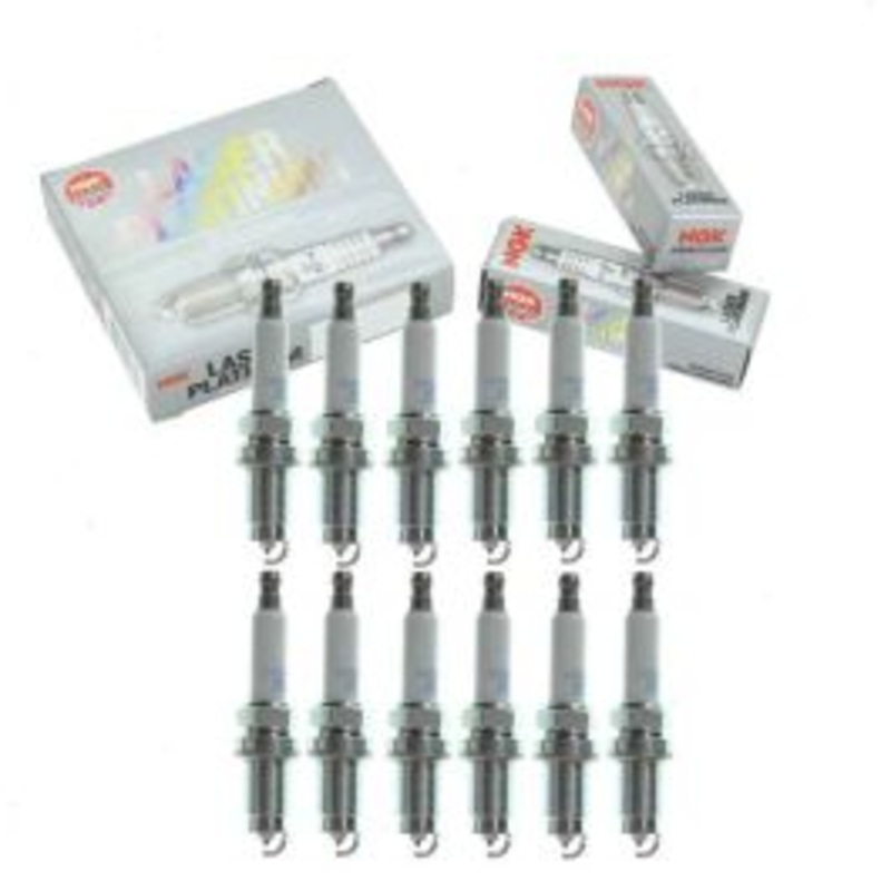 12 pc NGK Laser Platinum Spark Plugs for 2003-2010 Bentley Continental 6.0L W12