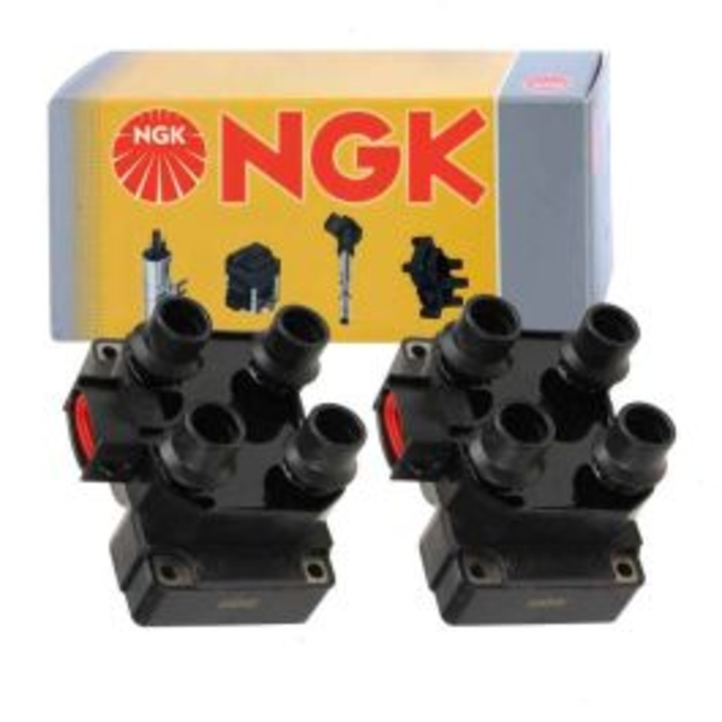 2 pc NGK Ignition Coils for 1994-1997 Mercury Cougar 4.6L V8