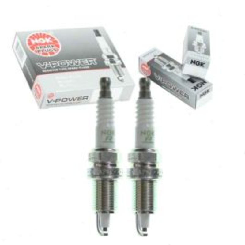 2 pc NGK V-Power 5077 ZGR5A Spark Plugs