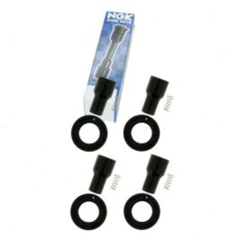 4 pc NGK Ignition Coil Boots for 2013-2014 Lexus ES300h 2.5L L4